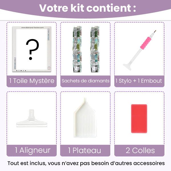 Broderie Diamant - Kit Mystère Variété - Diamond Faction