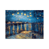 Broderie Diamant - Nuit sur le Lac Oeuvre d'Art - Diamond Faction