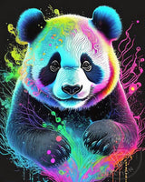 Broderie Diamant - Panda Coloré - Diamond Faction