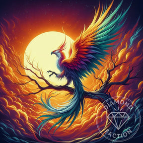 Broderie Diamant - Phénix Ardent - Diamond Faction